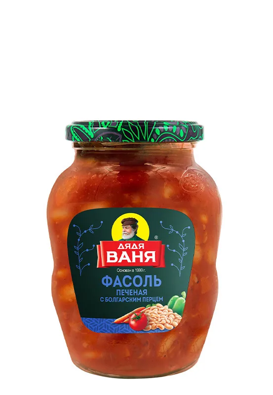 Фасоль печеная с болгарским перцем 370 г