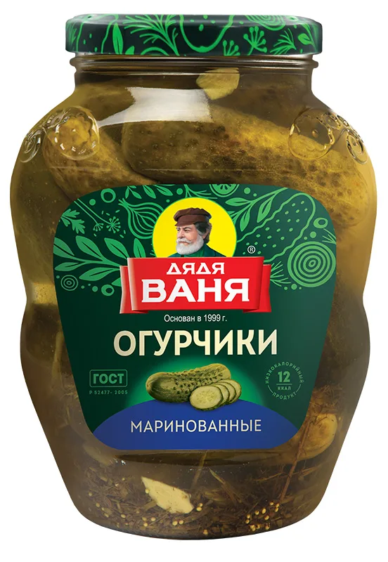 Огурчики маринованные 1800 г