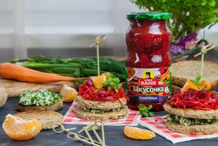 Канапе с закусочкой «Стокгольм»